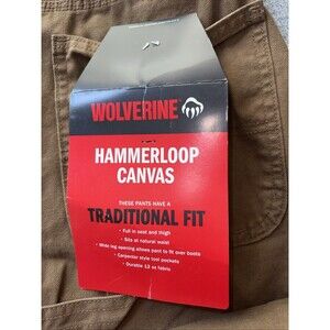 Wolverine Hammer Loop Canvas Work Pants